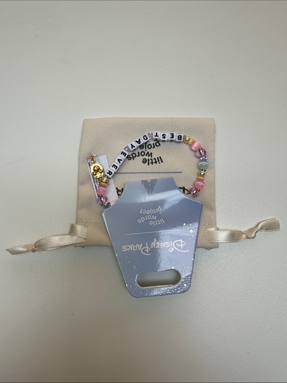 Little Words Project x Disney Parks "Best Day Ever" Beaded Bracelet - Picture 3 of 6